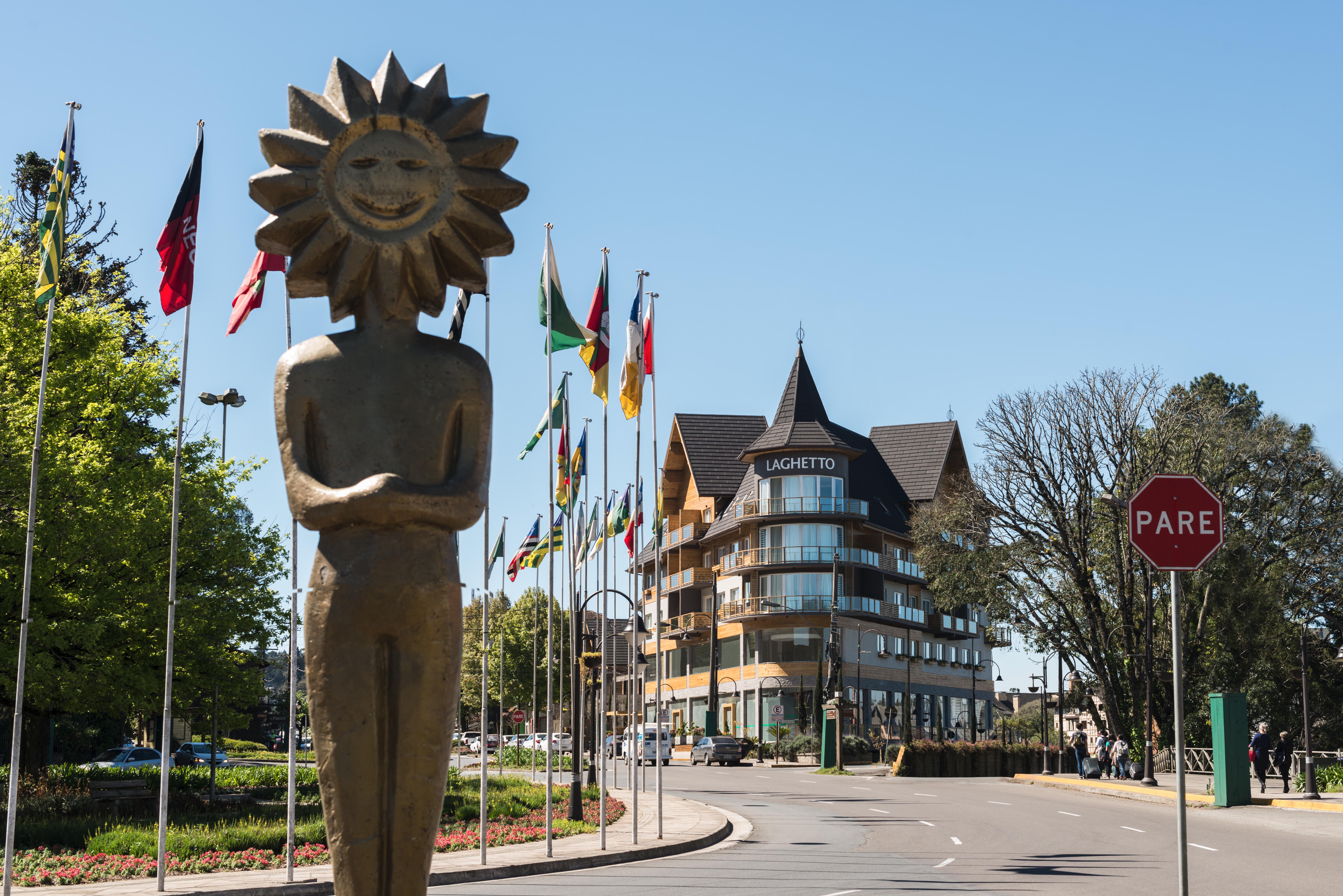 Hotel Laghetto Pedras Altas Gramado Bagian luar foto